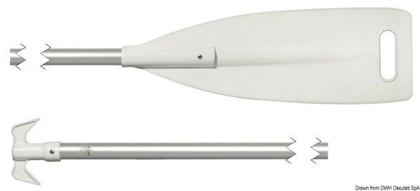 Pagaia lega/ABS 130 cm - 34.459.24